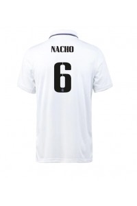 Real Madrid Nacho #6 Voetbaltruitje Thuis tenue 2022-23 Korte Mouw